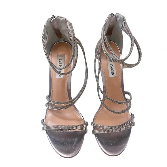 Steve Madden Sweetest Pumps in Pewter - Picture 4 of 9